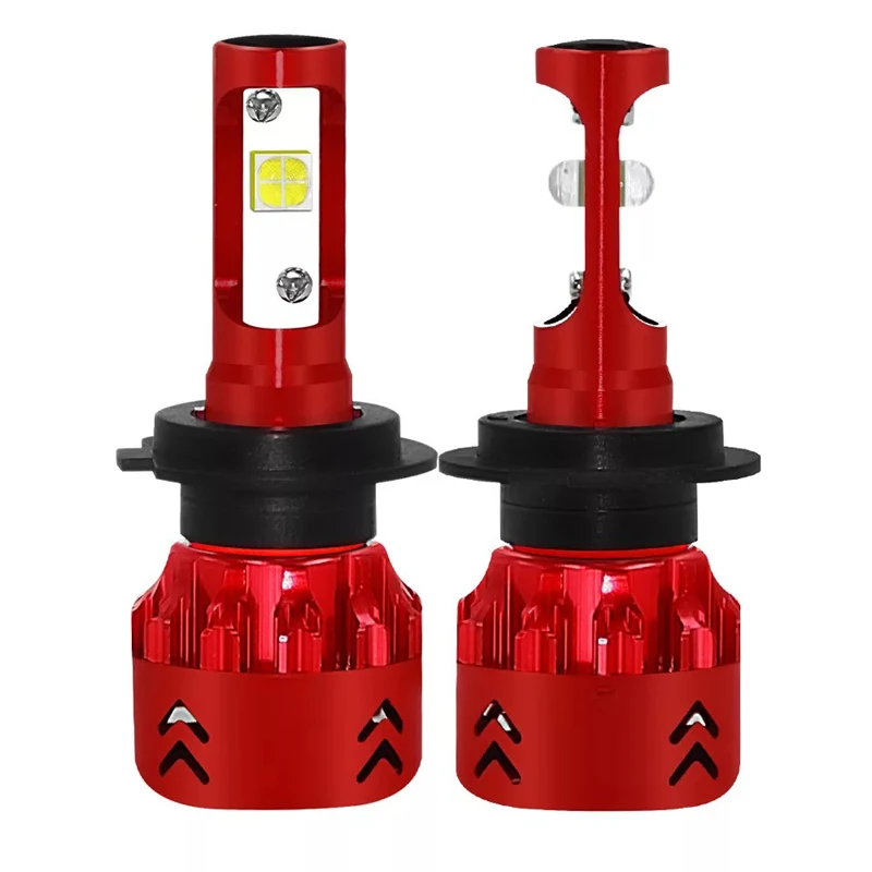 Светодиодный xhp70 H7 светодиодный Canbus Mini7 60 Вт 9600lm H11 H13 24V 12V Turbo H4 светодиодный H4 светодиодный головной светильник для АВ универсальные автомобильные Светильник лампы