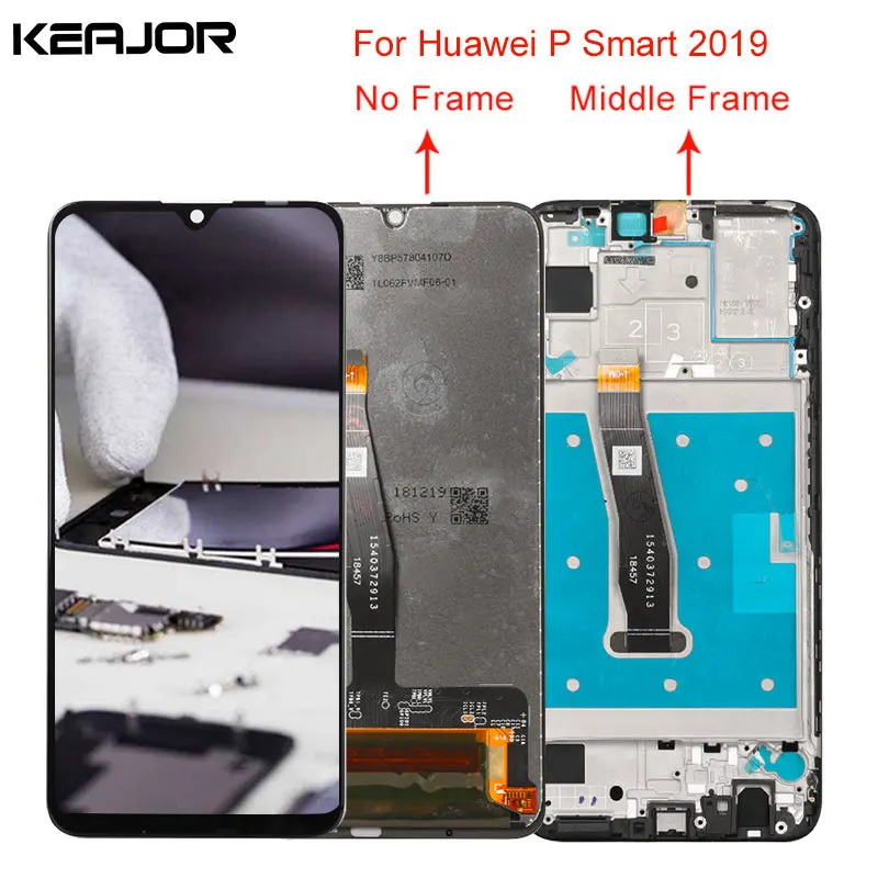 

For Huawei P Smart 2019 Lcd Screen Tested AAA Lcd Display+Touch Screen Replacement For Huawei P Smart 2019 6.21''