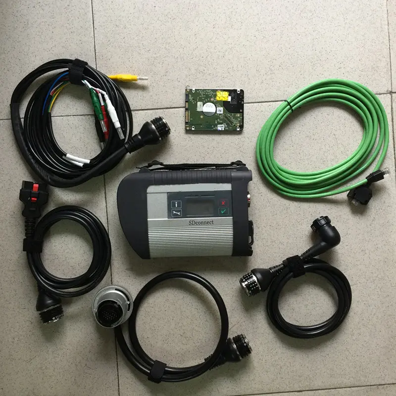  MB Star c4 sd conectar + cf19 toughbook ordenador portátil + nuevo Software hdd V2019.09 con v-edia