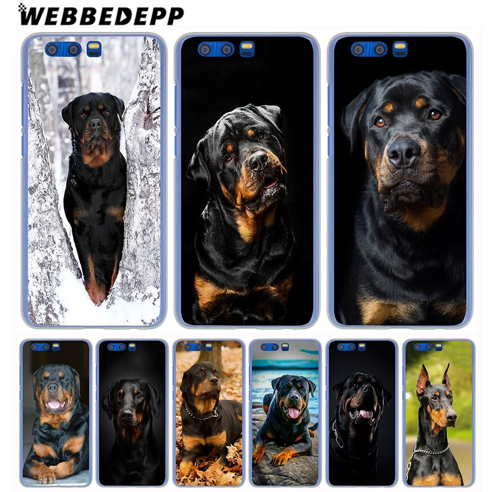 

WEBBEDEPP Rottweiler dog Phone Hard Case for Huawei Honor Play 9 8 8C 10 Lite 8X 7X 6A 7A Pro 2GB 3GB Cover