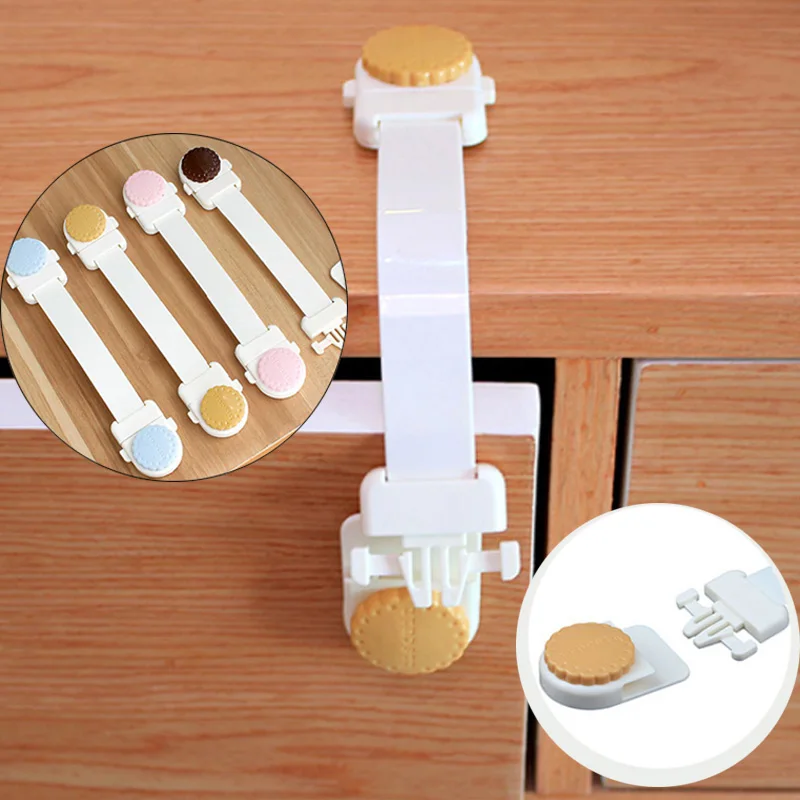 1Pcs Kids Safety Locks Doors Drawers Wardrobe Safety Locks Toddler Baby