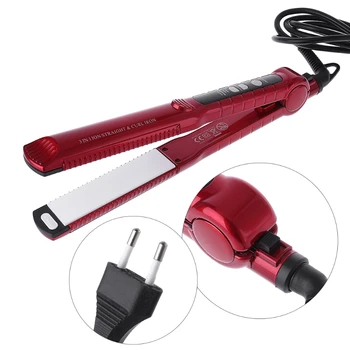 

Professional Salon Hair Straightener Curler Ceramic Interchangeable Curling Iron