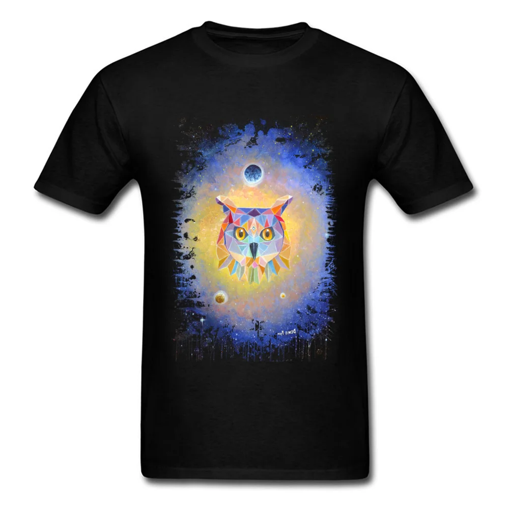 

Lasting Charm Geometric Owl Men Sports T-shirt Shirts Design Black Tshirt Awesome Skaters Streetwear