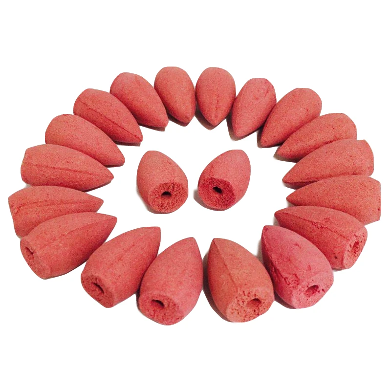 9 Kinds of Fragrance Chinese Backflow Incense Cones Lily Rose Lavender Mint Carnation Jasmine Green Tea Back Flow Incense 10pcs  (6)