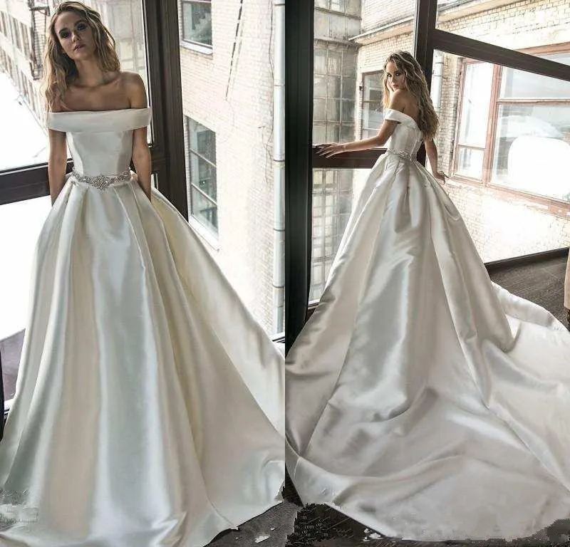 2018-simple-elegant-a-line-satin-wedding_