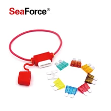 2 ШТ. Высокая Термостойкость Керамические Резиновые Среднего Держатель Предохранителя ATO Средний Предохранитель, Точно Автомобильный Блок Предохранителей