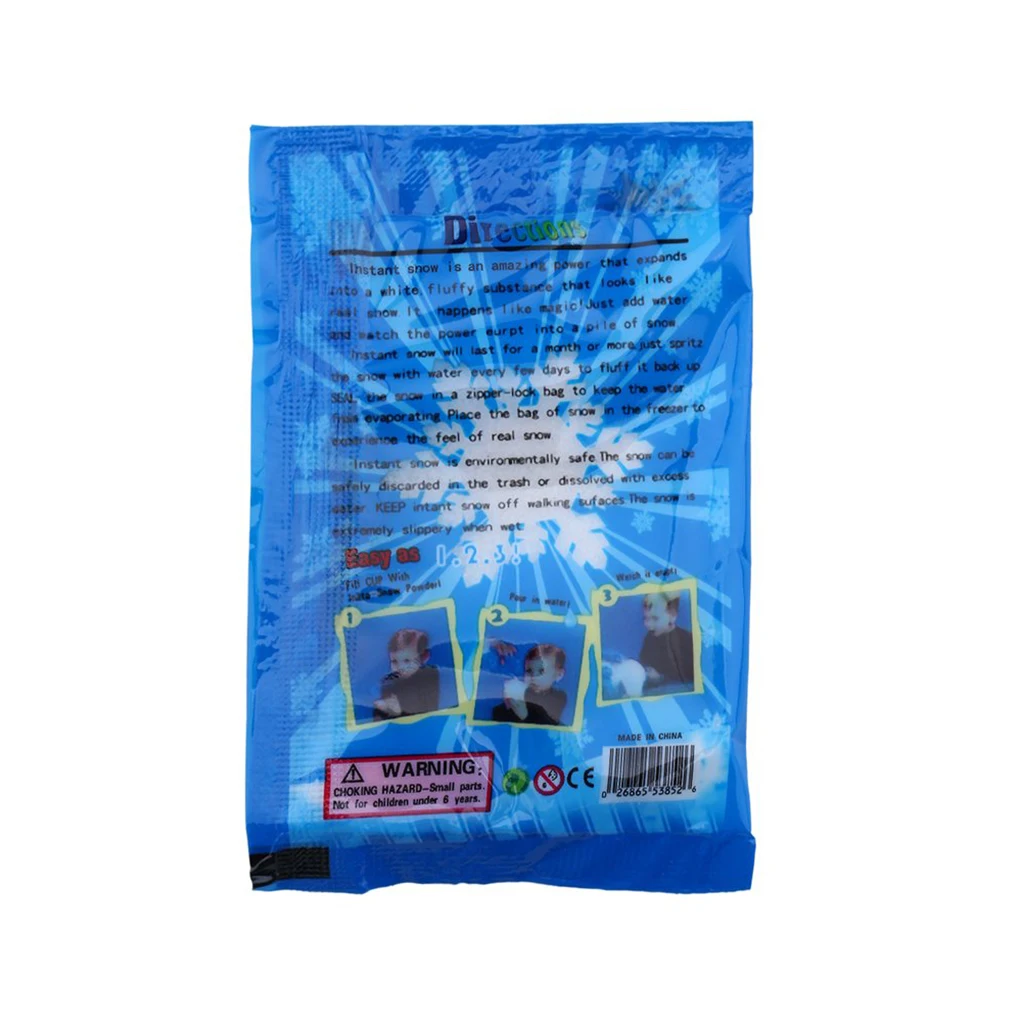 10pcs Acrylic Fashion Christmas Fake Magic Instant Artificial Snow Scene Play Frozen 10pcs Acrylic Fashion Christmas Fake Magic Instant Artificial Snow Scene Play Frozen