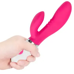 USB заряженных мощный Двойной вибрационный большой дилдо Вибраторы для Для женщин, женский G Spot Секс-игрушки, клитор массаж продукты секса