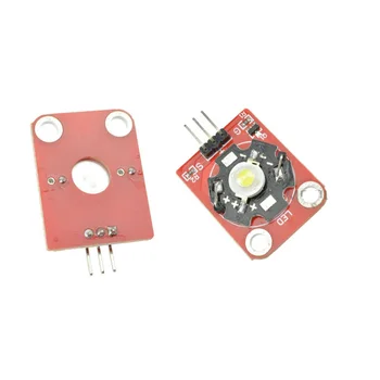 

1PCS 3W High-Power KEYES LED Module with PCB Chassis for Arduino STM32 AVR
