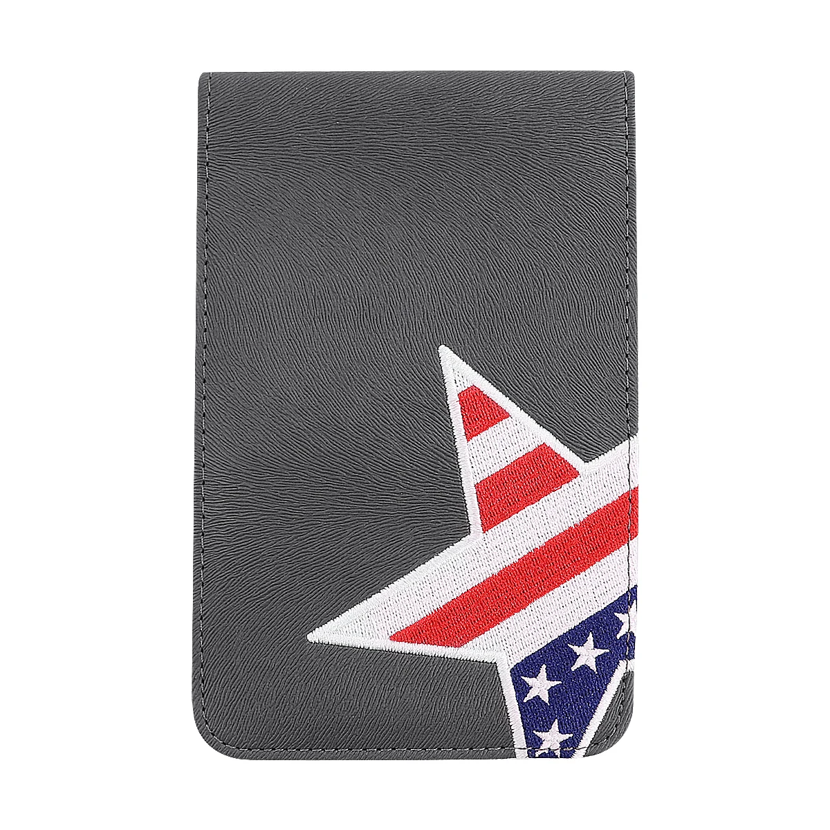 

Golf Scorecard Yardage Book Holder Cover USA Flag Star Grey High Quality Free Shipping