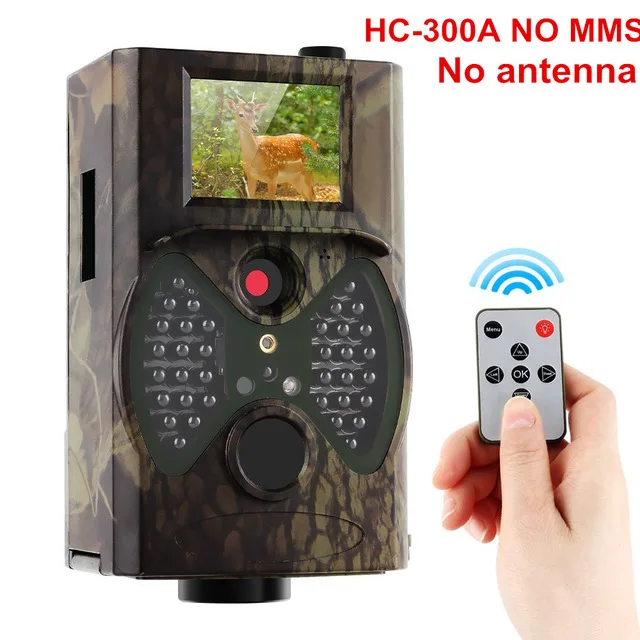 MMS охотничья камера инфракрасная термальная камера s HC300A HC300M видео игра фото ловушки Дикая камера солнечная панель мощность фото Chasse - Цвет: HC300A no MMS