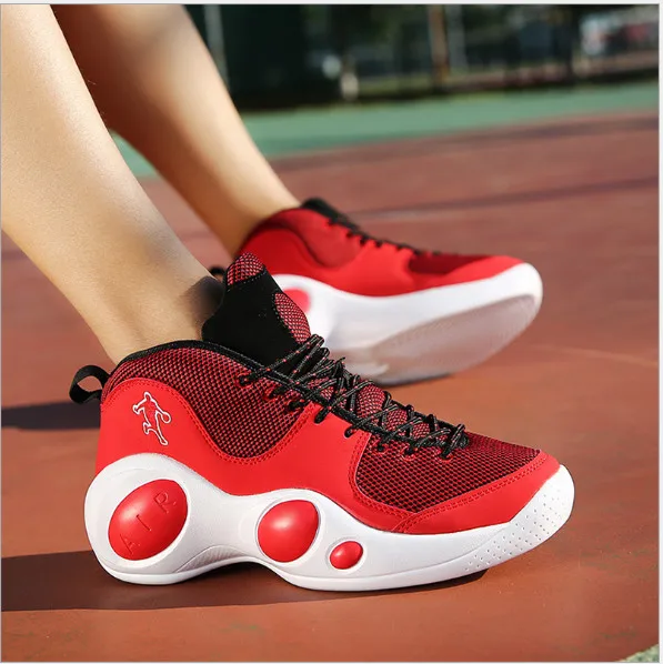 

Basketball shoes men's high help 2018 summer and autumn new high men's shoes breathable mesh surface shoes wear boots sneakers