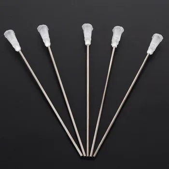 

5Pcs Syringe Needle Tips 14Ga Blunt Dispensing Adhesive Stainless Steel Syringe Needle Tips For Gluing The Electronic Components