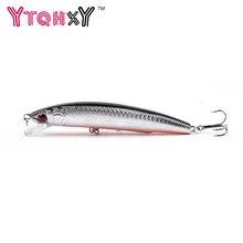 1Pcs 11cm 18 5g Floating Minnow Fishing Lure Laser Hard Artificial Bait 3D Eyes Fishing Wobblers