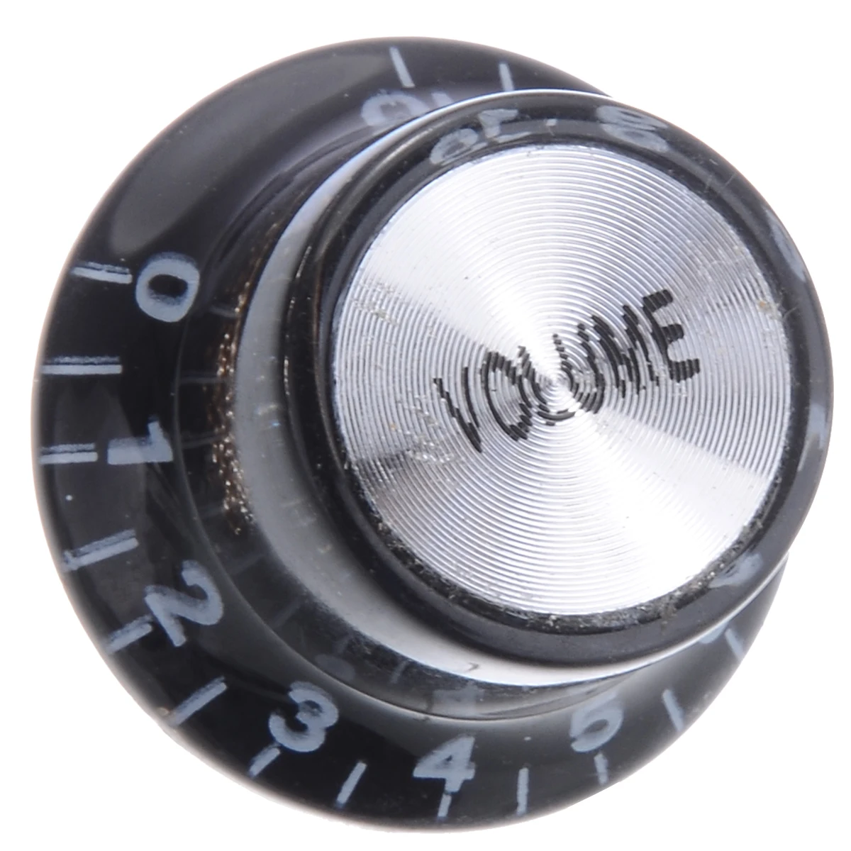 High Quality 4Pcs 6mm Black Volume Tone Hat Top Dial Guitar Speed Bell Knob Control Hat Bell For Electric Guitar Bass