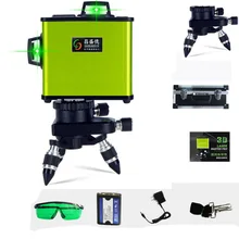 12 линий зеленый лазерный уровень самонивелирующийся 360 горизонтальный и вертикальный крест супер мощный зеленый лазерный луч линии