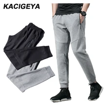 Фитнес тонкие брюки мужские брендовые Новое поступление мужские тренировочные брюки для бега на молнии карман для отдыха дышащий спортивный костюм для бега брюки