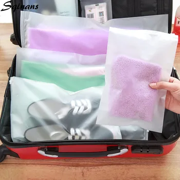 

Sqinans 1PC Practical Portable Storage Bag Travel Luggage Organizer for Clothes Underwear Packing Organizer Ziplock Shoe Bag