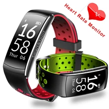 2017 Newest Heart Rate Monitor Sport Smart Band Wearable devices Step Sleep Swimming Ip68 waterproof pk Huawei xiaomi miband 2