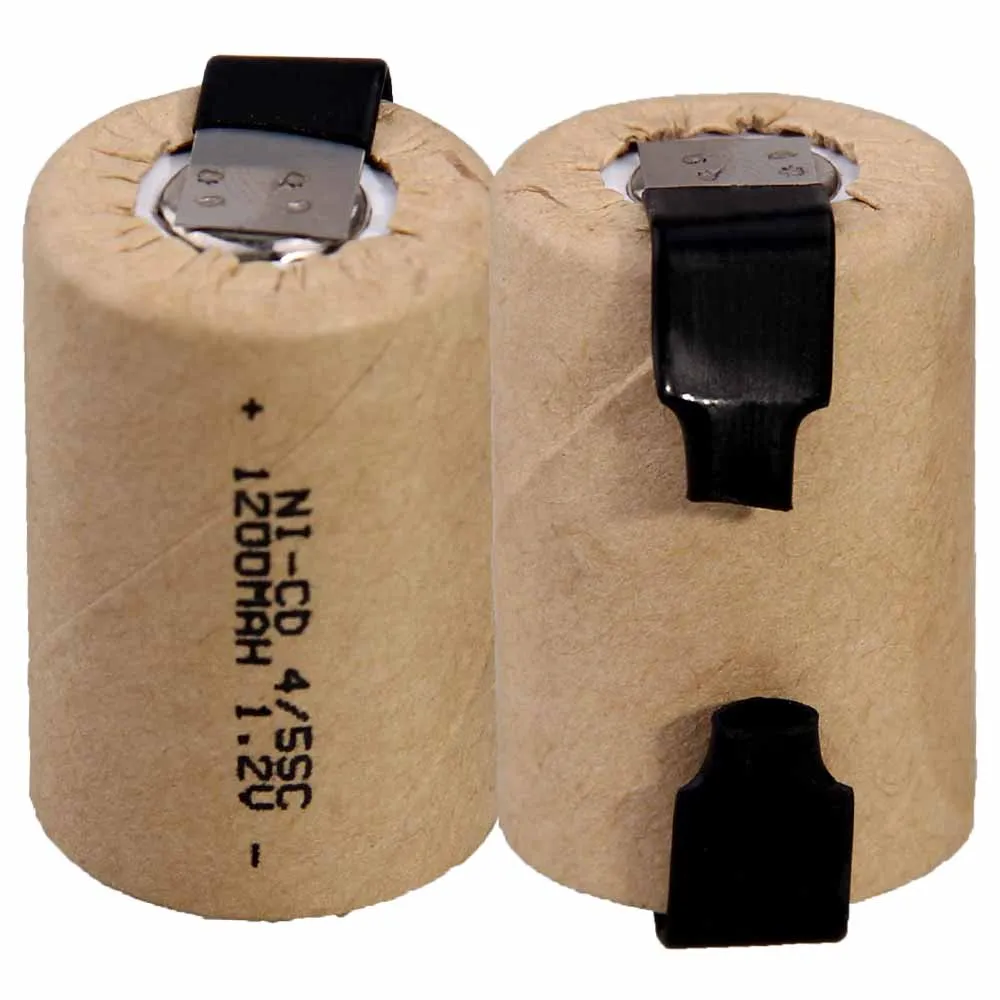 Самая низкая цена 2 шт 4/5SC батарея 1 v батареи перезаряжаемые 1200mAh nicd Батарея для