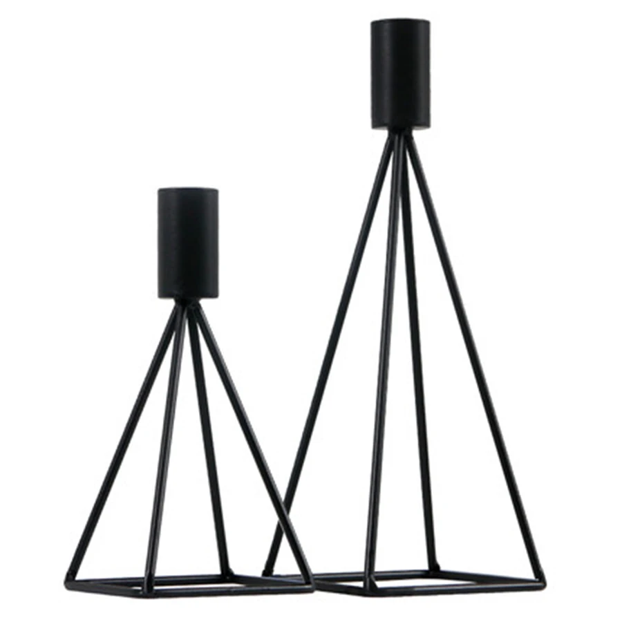 

European Minimalist Creativity Candlestick Atmospheric Candle Holder Stand Wedding Center Candlestick Candlelight Dinner 60A1114