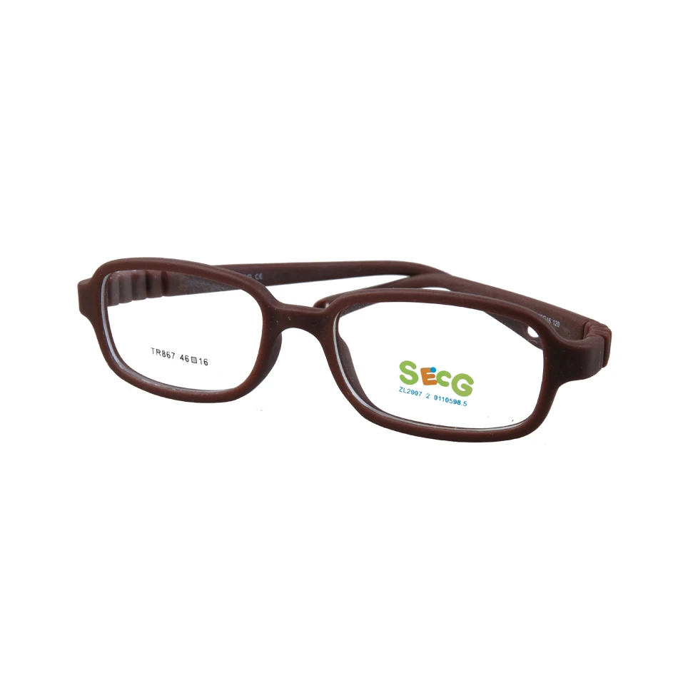 SECG оптический компьютер детские очки в оправе пластик Титан смолы очки дети близорукость защитные детские очки TR867 - Цвет оправы: C16