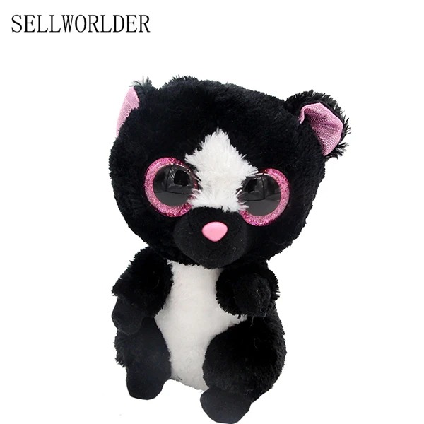 

Ty WILD ANIMALS Big Eyes 6" Plush Squirrel Animal Toys