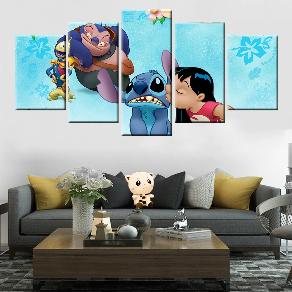 Modern Home Decoration Children S Room Wall Art 5 Panel Hd