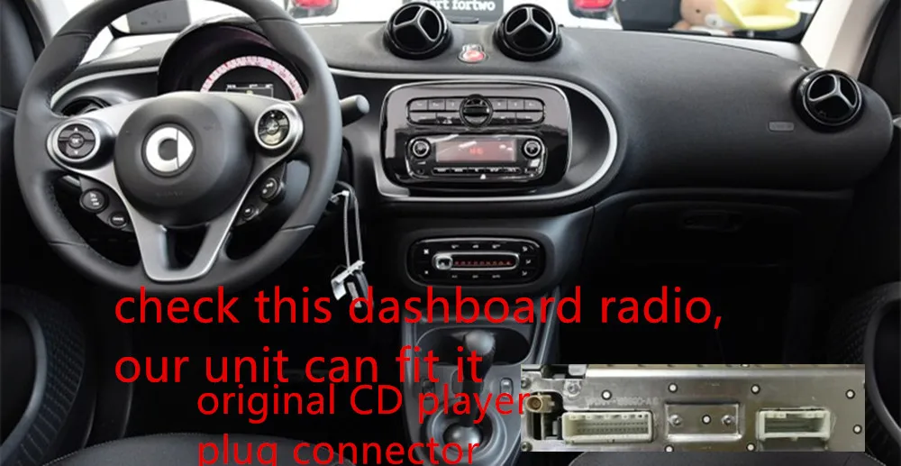 Cheap ZOYOSKII Android 6.0 9inch CAR  Radio GPS bluetooth navigation player for Mercedes Benz Smart Fortwo C453 A453 2015-2018 0