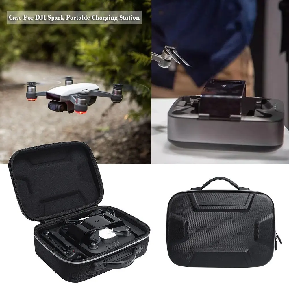 

New Hard EVA Carrying Bag Handbag Case for DJI Spark Drone Charging Station Remote Control