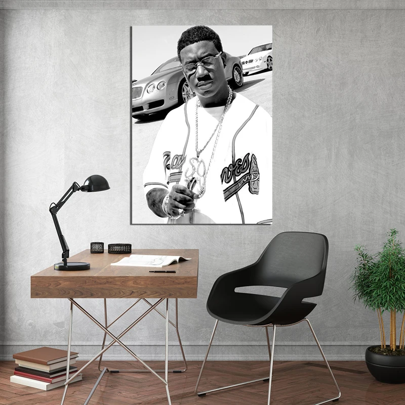 Плакат с музыкальными звездами рэпера 013 Gucci Грива Radric Delantic Davis 24x32 дюйма|rapper