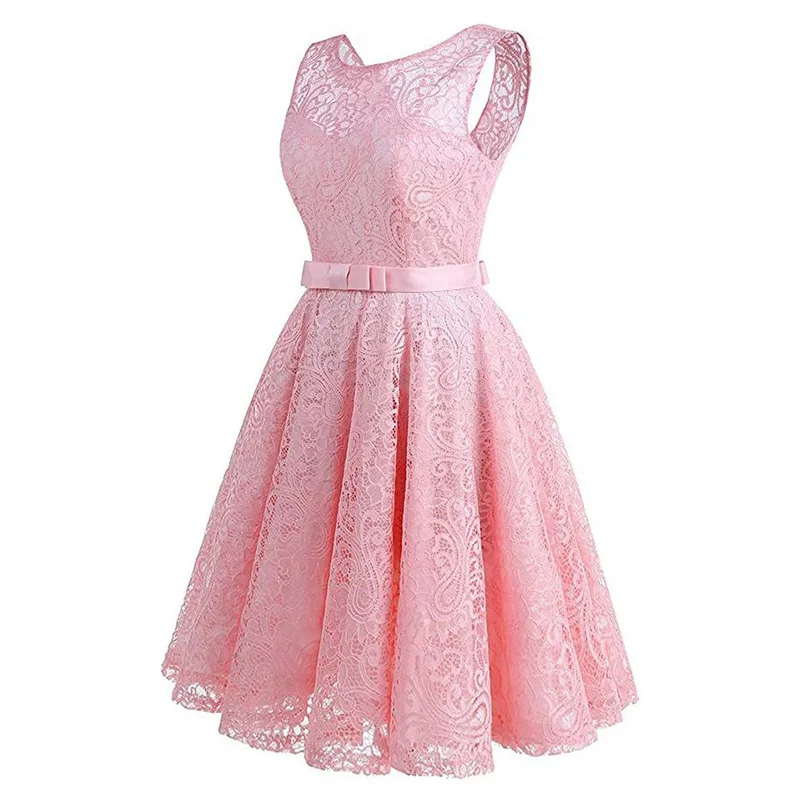 Kostlich Lace Summer Dress Women 2017 Sleeveless Lace Hollow Out Sexy Evening Party Dresses Bet Tunic 50s Hepburn Dress Sundress (21)