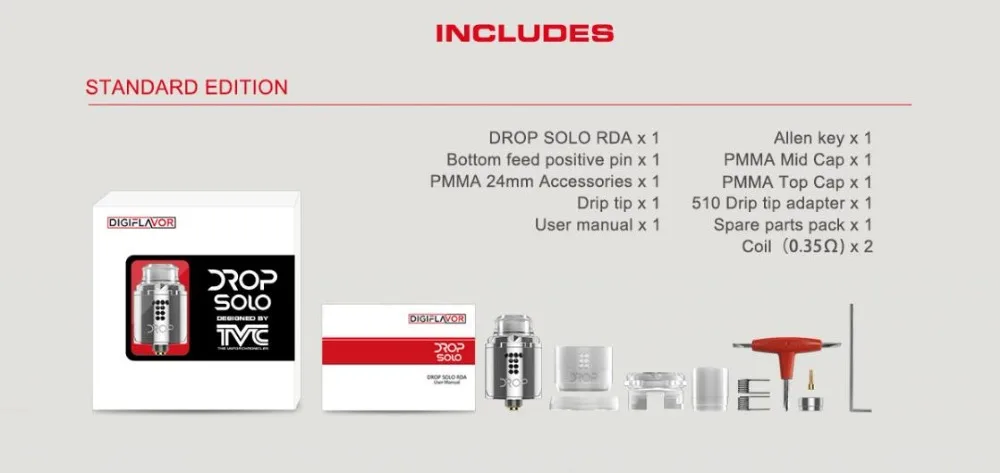 Digiflavor Drop Solo 22mm RDA -12