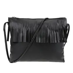Весна Для женщин кожаная сумочка мини Классический ПУ Для женщин Курьерские сумки кисточкой плечо сумка через плечо известный бренд