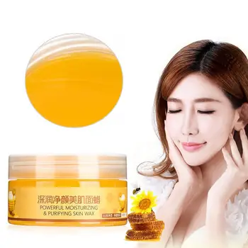 

120g Honey Extract Face Mask Blackhead Removal Pore Firming Moisturizing Facial Mask Acne Removal Peeling Off Mask Wax