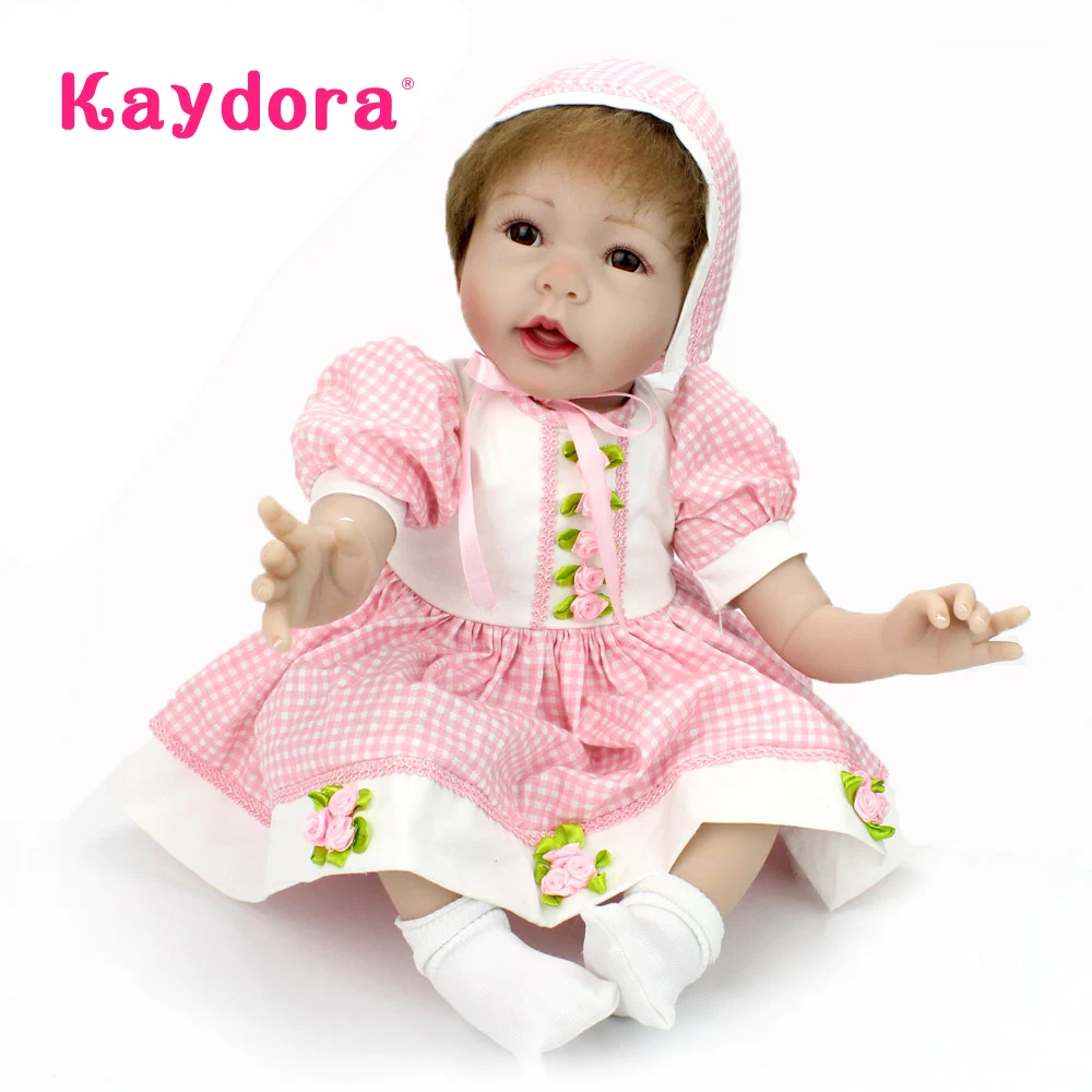 

Kaydora 55 CM Princess Doll Lifelike boneca newborn npk doll lol reborn baby Dolls For Girls Reborn Silicone boneca de silicone