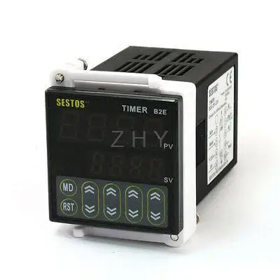 

0.01S-99H99M 4 Digitals Timer Timing Delay 2 Relay Output AC 100-240V