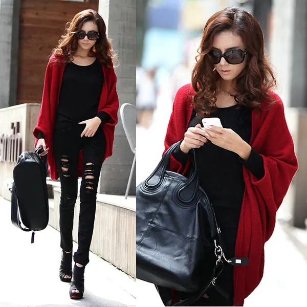 

Hot 2018 New Fashion Women Casual Knitted Sweater Long Sleeve Coat Jacket Outwear Tops Cardigan Female Outwear Tops