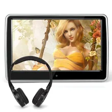 Pumpkin 10.1 Inch HD Digital Touch Screen Car Headrest DVD Player Ultra-thin Detachable One IR Headphone