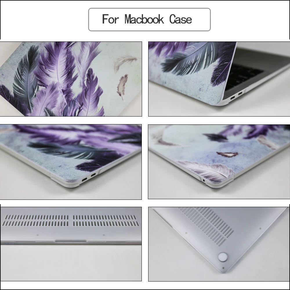 Чехол для ноутбука Macbook Air Pro retina 11 12 13,3 15 Pro 13 A1706 A1989 A2159 сенсорная панель для MacBook Touch ID Air 13 A1932 оболочка