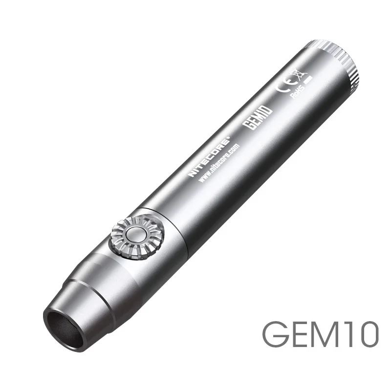 NITECORE GEM8 идентификация нефрита фонарь профессиональный ювелирный светильник 500 LMs CREE XP-L HI V3 светодиодный вспышка светильник без Батарея