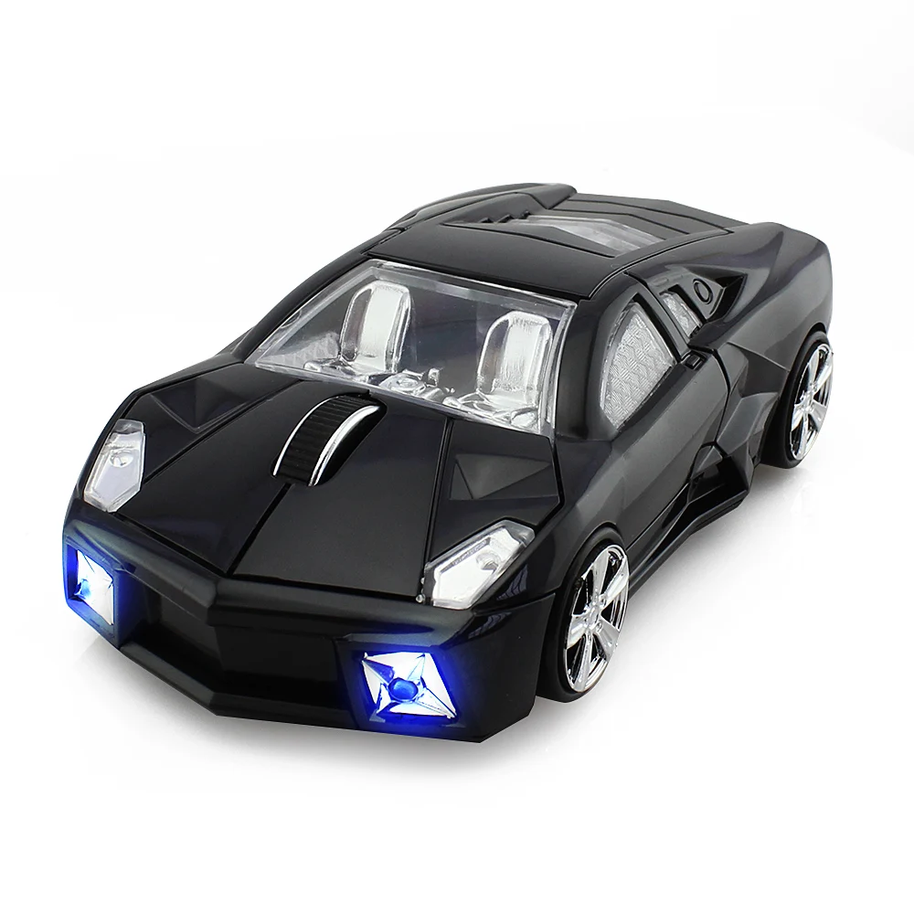 Wireless 2.4Ghz 1600DPI Super Sports Car Shape Optical Mouse Mice Mause Game Mouse Gaming Mouse ...