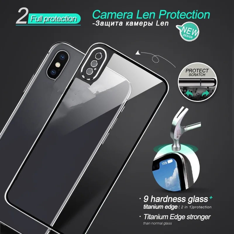 Закаленное 3d-стекло с изогнутыми краями для iPhone XS MAX XR X защитная пленка полным