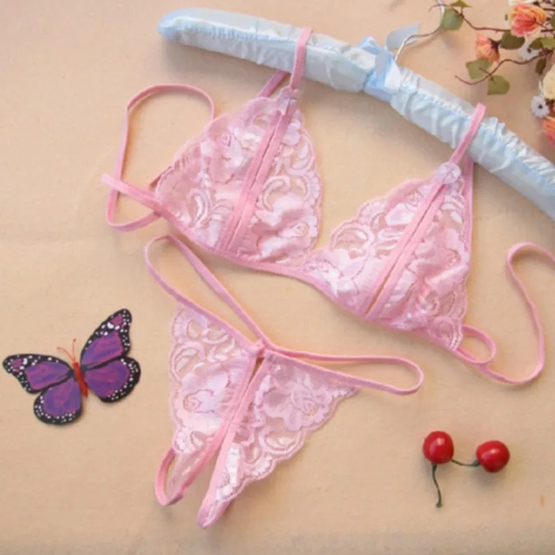 1 Bra Set Lingerie Women Ladies Sexy Hot Erotic Babydoll Underwear Costumes Bralette VS Bra Soft Comfortable Lace