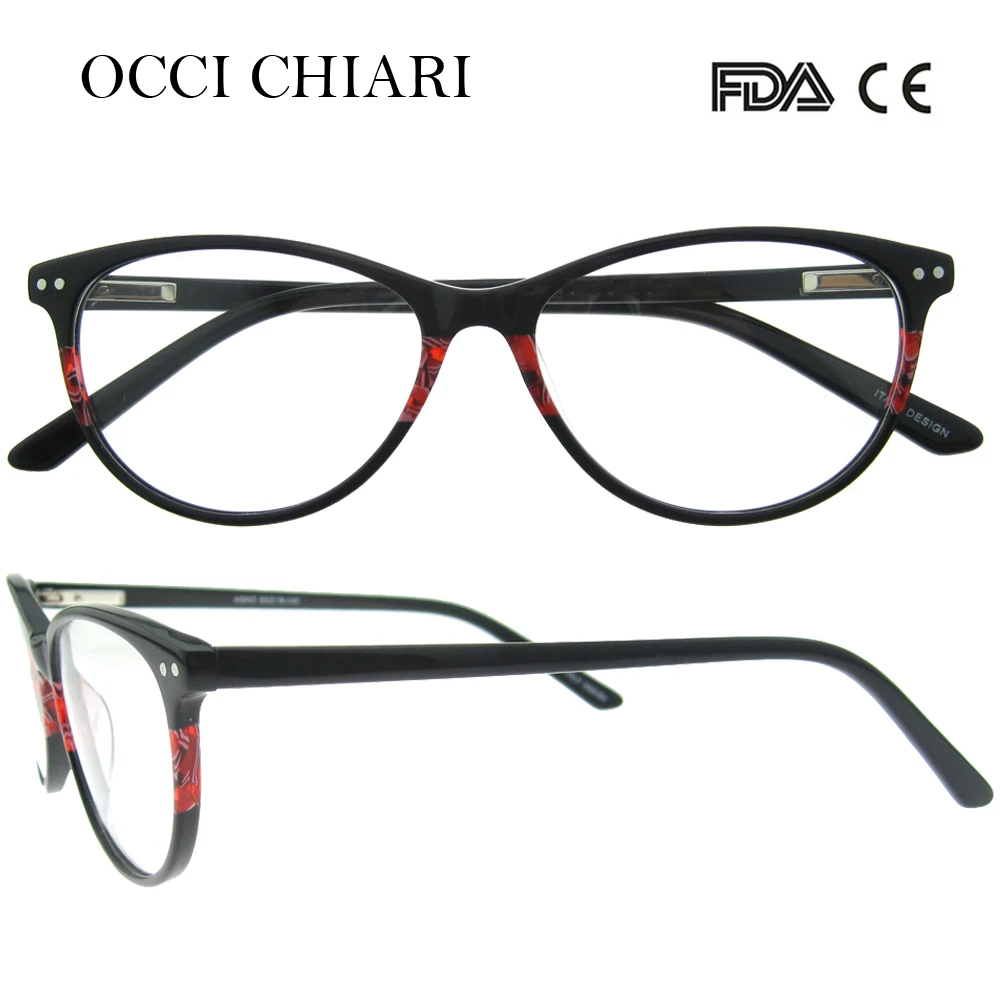 OCCI CHIARI Новое поступление брендовый компьютерный анти-синий светильник для мужчин и женщин прозрачные очки Оптическая оправа очки W-CERIA