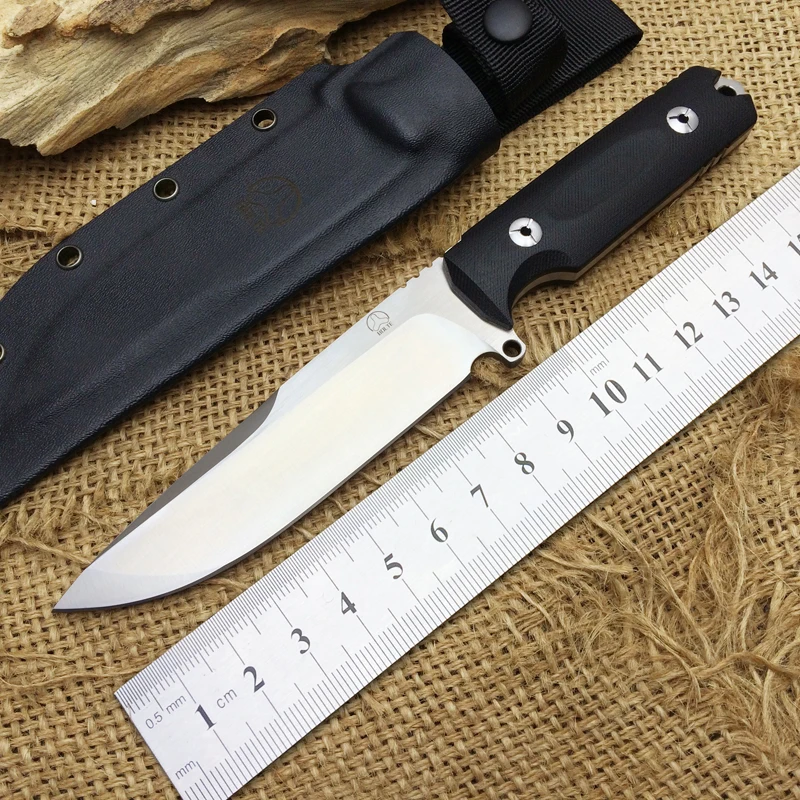 High Quality Bolte Hunting Fixed Blade Knife D2 G10 Handle Camping