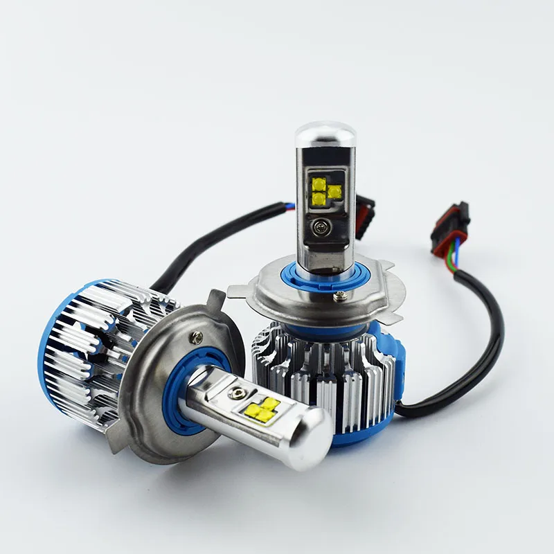 2PCS Car Headlight Bulb Hi Lo Beam CREE LED chip Auto Headlamps 12V