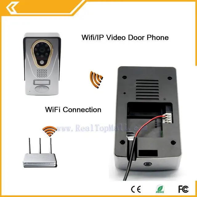 2018 Hot New ip video doorphone Wifi Doorbell Camera Wireless Video Intercom Phone Control IP Door Phone Wireless Door bell