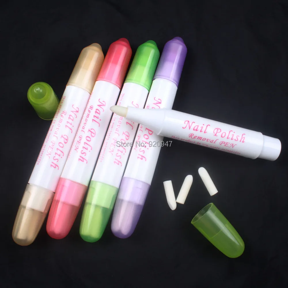 5pcs Nail Art Corrector Pen Polish Remover Pens Varnish Correction