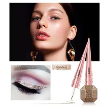 1 шт. 6 цветов Высокое качество Алмазный макияж для глаз жидкая подводка для глаз карандаш перламутровый мерцающий металлический пигмент долговечный легко носить